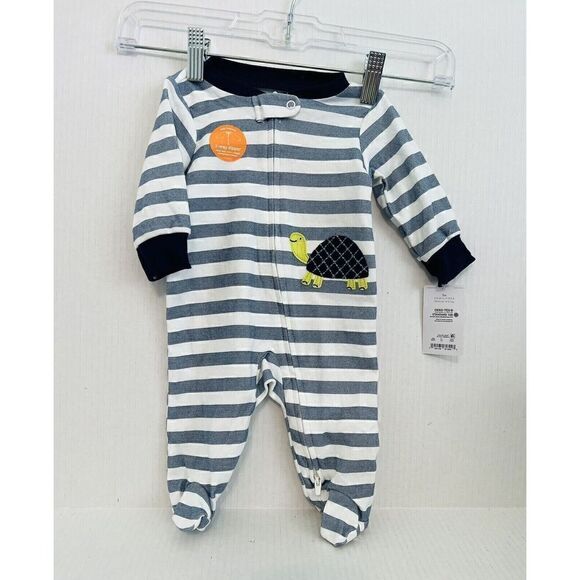 CARTER'S Infant Boy SLEEP & PLAY 3 Months NWT Turtle Design - Picture 1 of 5